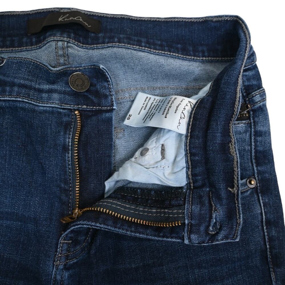 KanCan Womens 25 Distressed Skinny Zipper Jeans Style VBK1165R - Picture 8 of 11
